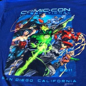 Men’s medium blue T 2011 Comic-Con